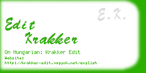 edit krakker business card